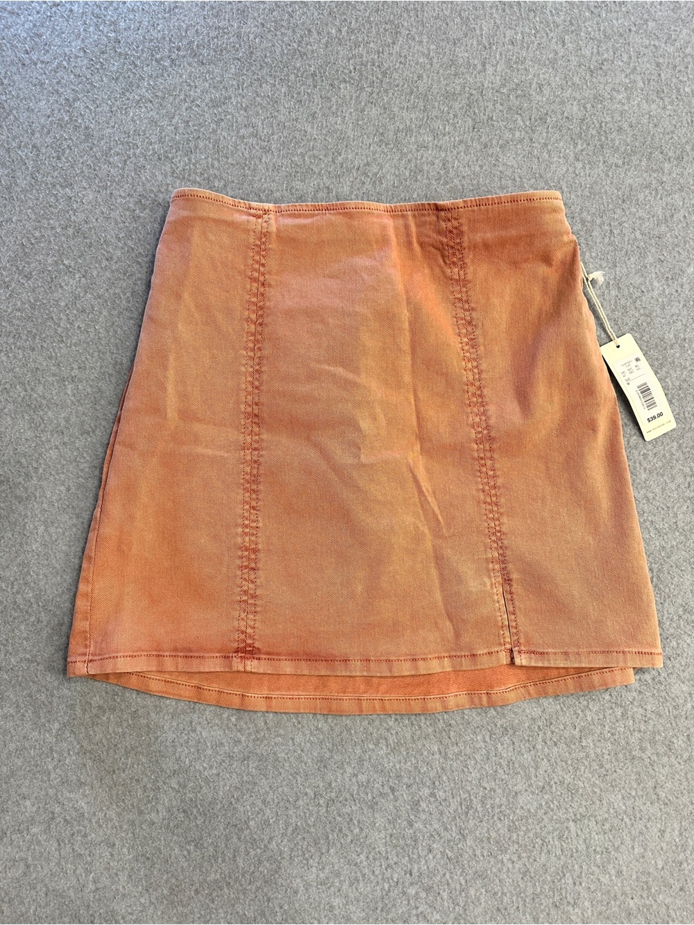Women’s Light Orange Mini Skirt